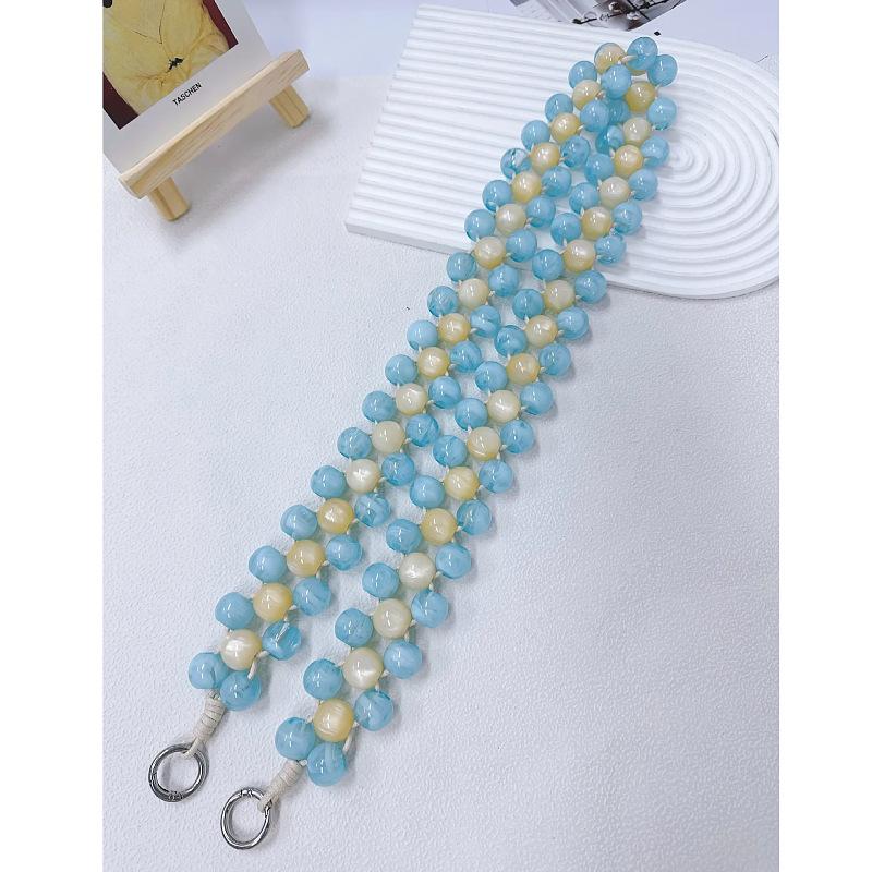Colored Beads Oblique Span Bag Shoulder Strap Handwoven Mobile Phone Chain Hot Mobile Phone Lanyard Camera Neck Strap Bag Strap
Colored Beads Oblique Span Bag Shoulder Strap Handwoven Mobile Phone Chain Hot Mobile Phone Lanyard Camera Neck Strap Bag Strap