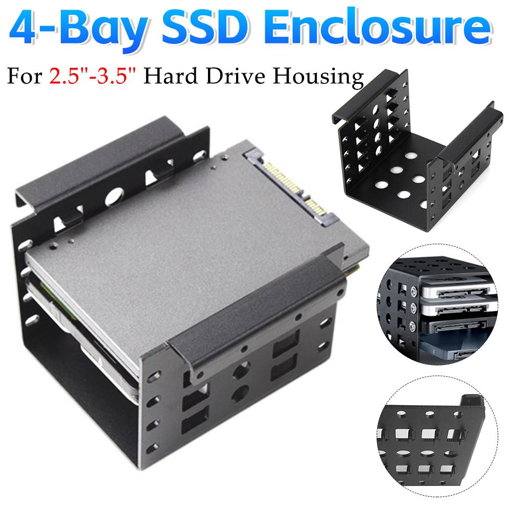 4 Bay 2.5 inch to 3.5 inch Drive SSD Adapter Bracket SSD Hard Drive Caddy Chassis Internal Mounting Holder China Mainland
4 Bay 2.5 inch to 3.5 inch Drive SSD Adapter Bracket SSD Hard Drive Caddy Chassis Internal Mounting Holder China Mainland