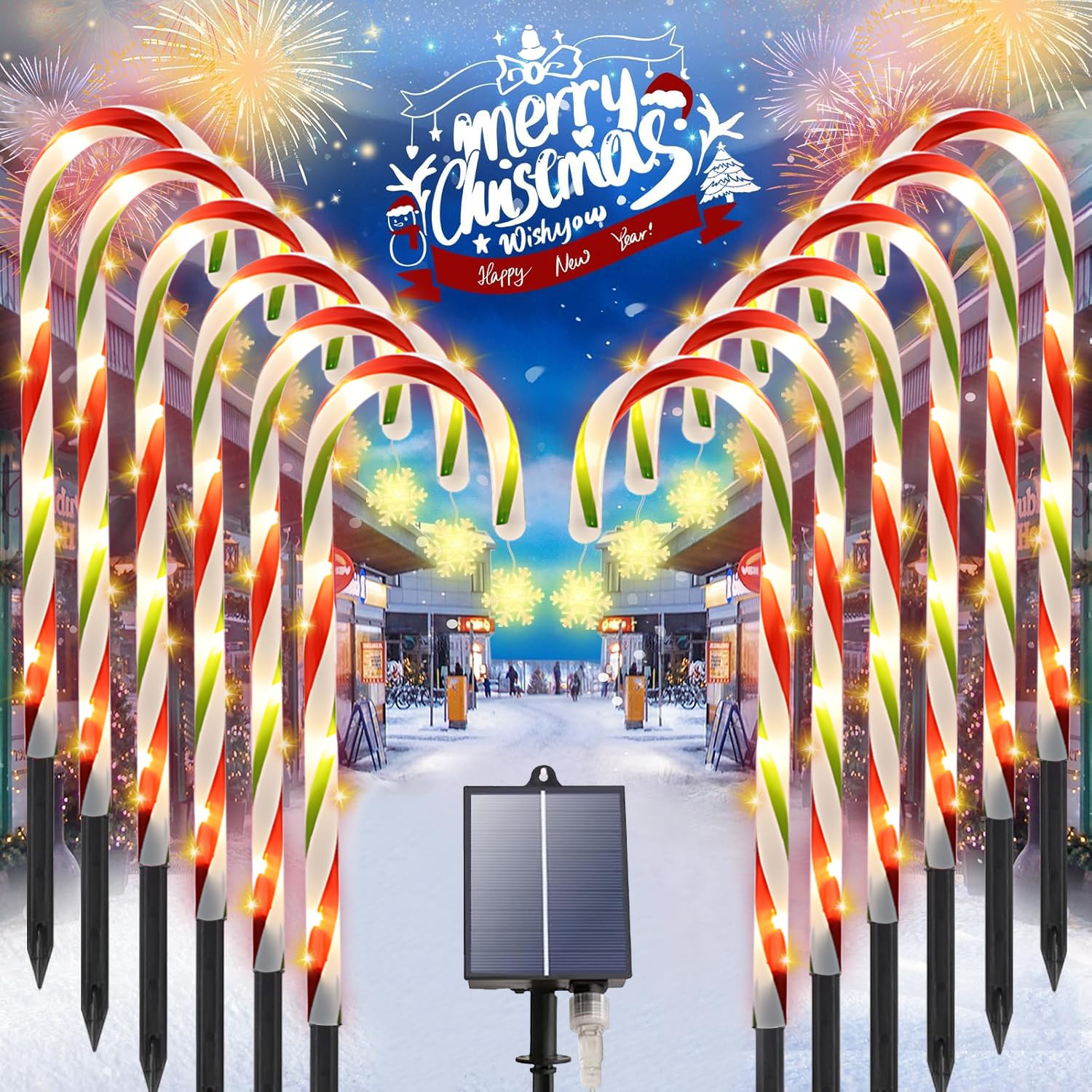 QuiExact Outdoor Solar Light Set for Christmas Waterproof Solar Christmas Lights with Automatic Stylish Santa Lights for and Lawns 8-Piece снег
QuiExact Outdoor Solar Light Set for Christmas Waterproof Solar Christmas Lights with Automatic Stylish Santa Lights for and Lawns 8-Piece снег