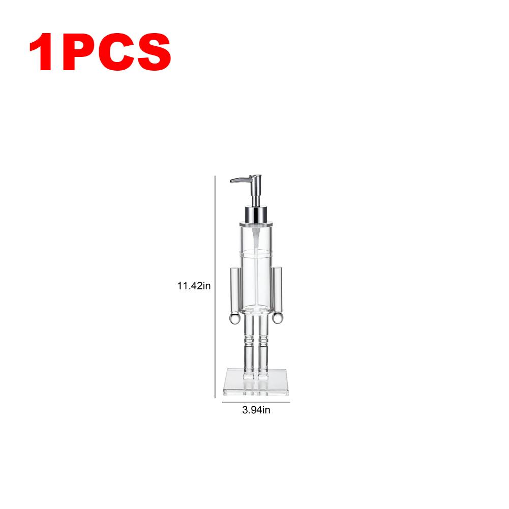 1/2/3PCS Nutcracker Soap Dispenser Transparent Acrylic Reusable Hand Soap Bottle Liquid Dispenser for Bathroom Kitchen Counter
1/2/3PCS Nutcracker Soap Dispenser Transparent Acrylic Reusable Hand Soap Bottle Liquid Dispenser for Bathroom Kitchen Counter