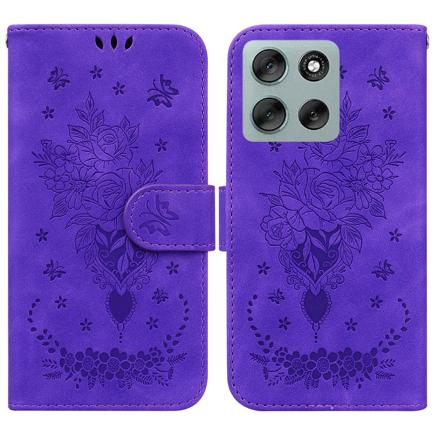 For Motorola Moto G56 5G Case Butterfly Flower Imprint PU Leather Wallet Phone Cover with Strap D
For Motorola Moto G56 5G Case Butterfly Flower Imprint PU Leather Wallet Phone Cover with Strap D