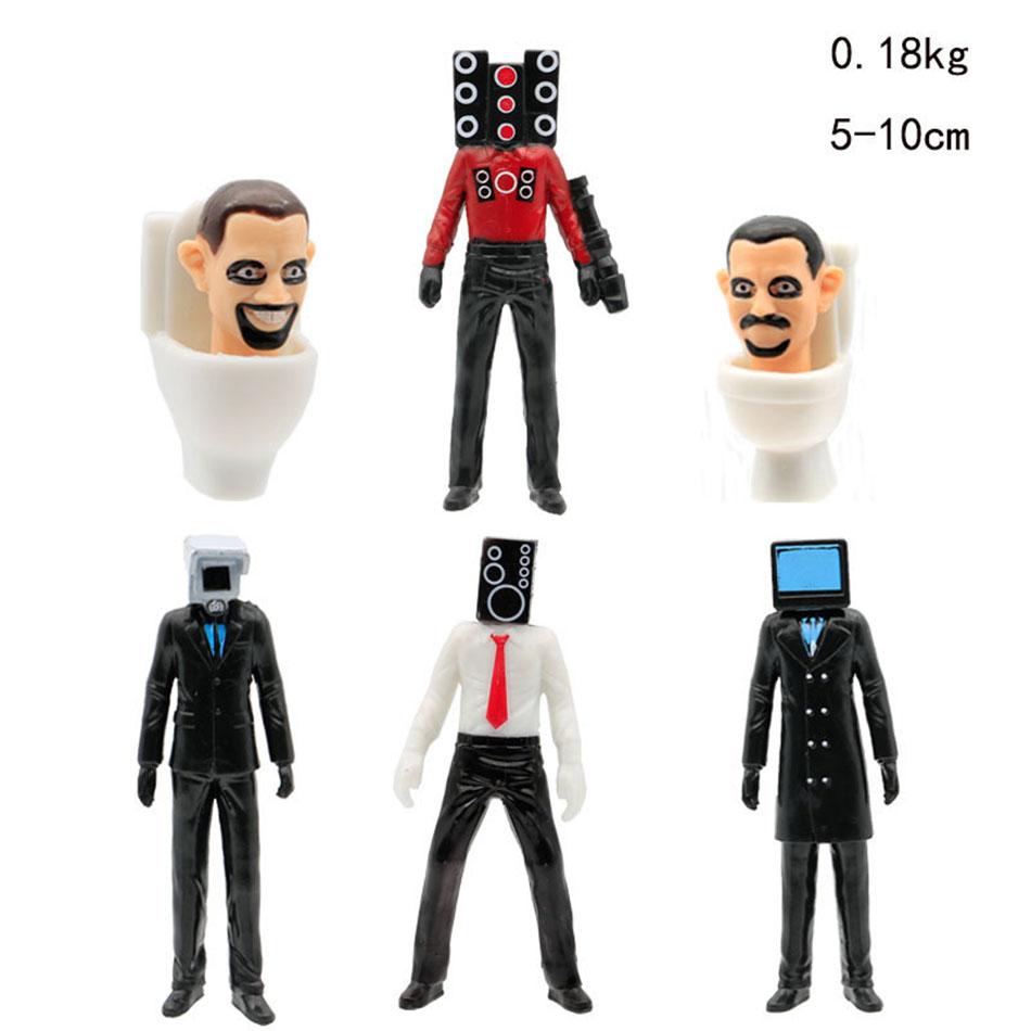 Skibidi Toilet Figure Toys Set with Speaker Man TV Man Camera Man Action Figures 6/8/9/12 Pieces - Fans Gift Idea
Skibidi Toilet Figure Toys Set with Speaker Man TV Man Camera Man Action Figures 6/8/9/12 Pieces - Fans Gift Idea