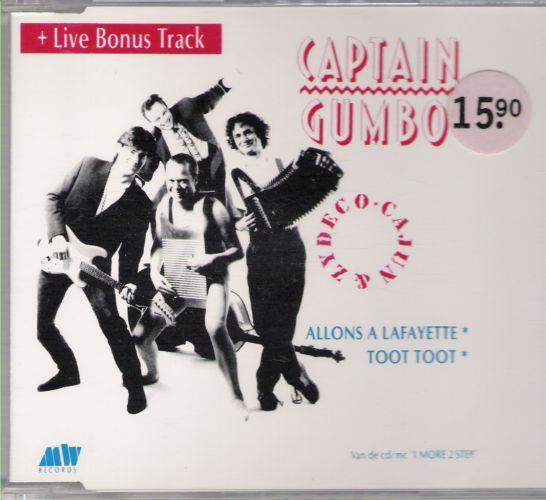 CD CAPTAIN GUMBO - Allons A Lafayette / Toot Toot MWSCD01 MW Records 1991 Netherland Dance & Electronica Used
CD CAPTAIN GUMBO - Allons A Lafayette / Toot Toot MWSCD01 MW Records 1991 Netherland Dance & Electronica Used