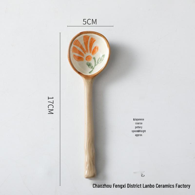 Hand-Painted Japanese Ceramic Spoons and Ladles Set for Children s Food
Hand-Painted Japanese Ceramic Spoons and Ladles Set for Children s Food