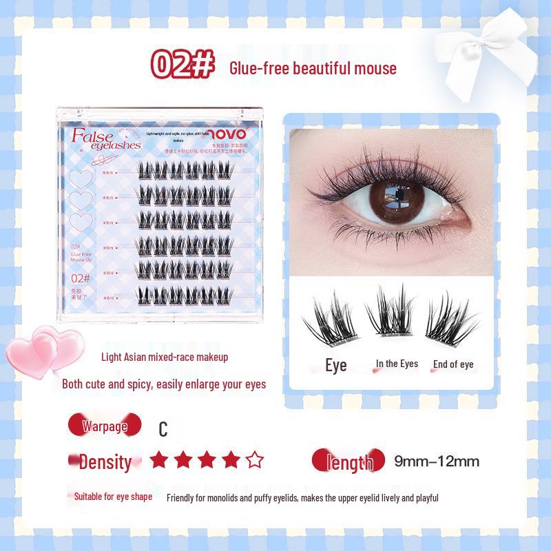 NOVO9167 Lightweight 3D False Eyelashes: Adhesive-Free, Easy for Beginners, Secure Fit, Natural Look, Perfect for 8 AM, Instagram-Ready.
NOVO9167 Lightweight 3D False Eyelashes: Adhesive-Free, Easy for Beginners, Secure Fit, Natural Look, Perfect for 8 AM, Instagram-Ready.