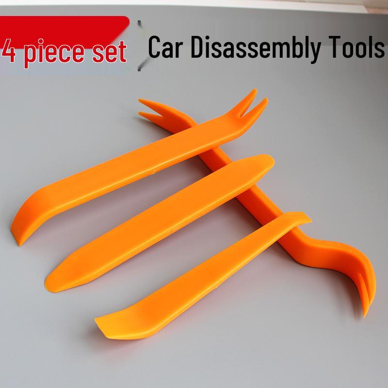 4-Piece Car Stereo Removal Tool Set - CD Soundproofing & Interior Door Panel Pry Bars (Thickened Version) Small Pry Bar 8.5g
4-Piece Car Stereo Removal Tool Set - CD Soundproofing & Interior Door Panel Pry Bars (Thickened Version) Small Pry Bar 8.5g