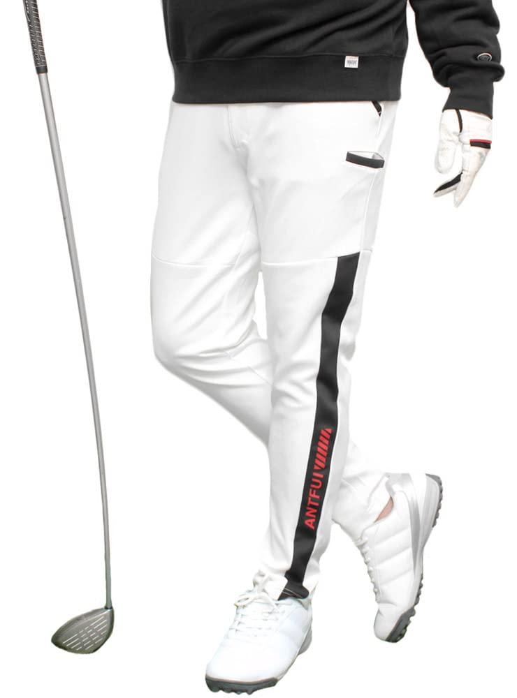 One Colors Men s Golf Pants, Plus Size, Side Stripes, Stretch, D-Ring, Punch Material, Sweat Jersey Jogger Pants, Size 3L, White
One Colors Men s Golf Pants, Plus Size, Side Stripes, Stretch, D-Ring, Punch Material, Sweat Jersey Jogger Pants, Size 3L, White