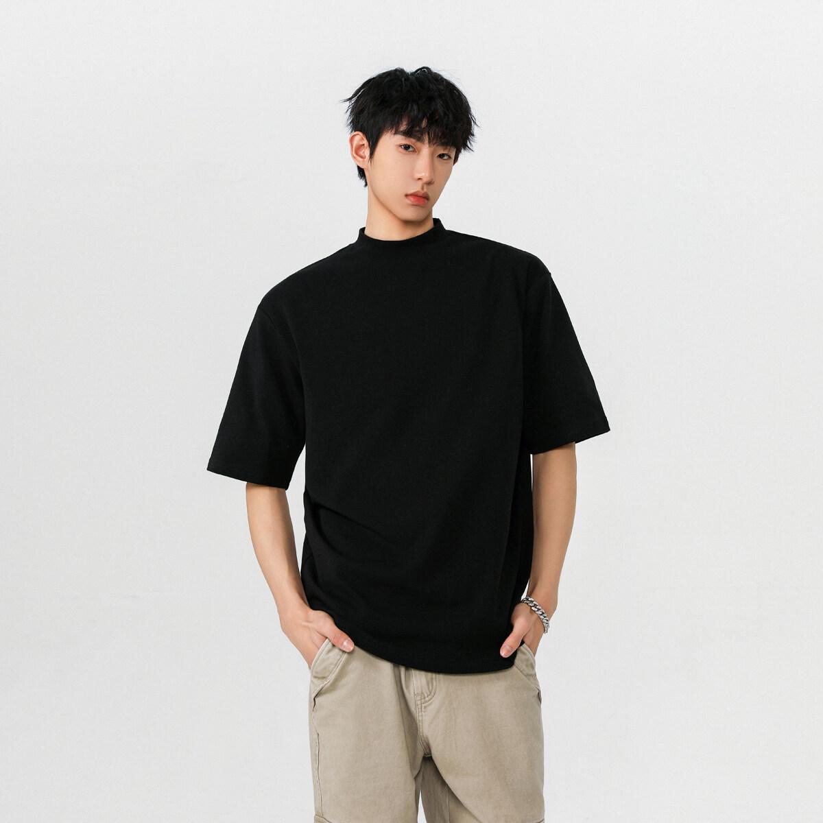 2025 Men s High Neck Stretch Short Sleeve T-shirt - 260g 2XL
2025 Men s High Neck Stretch Short Sleeve T-shirt - 260g 2XL
