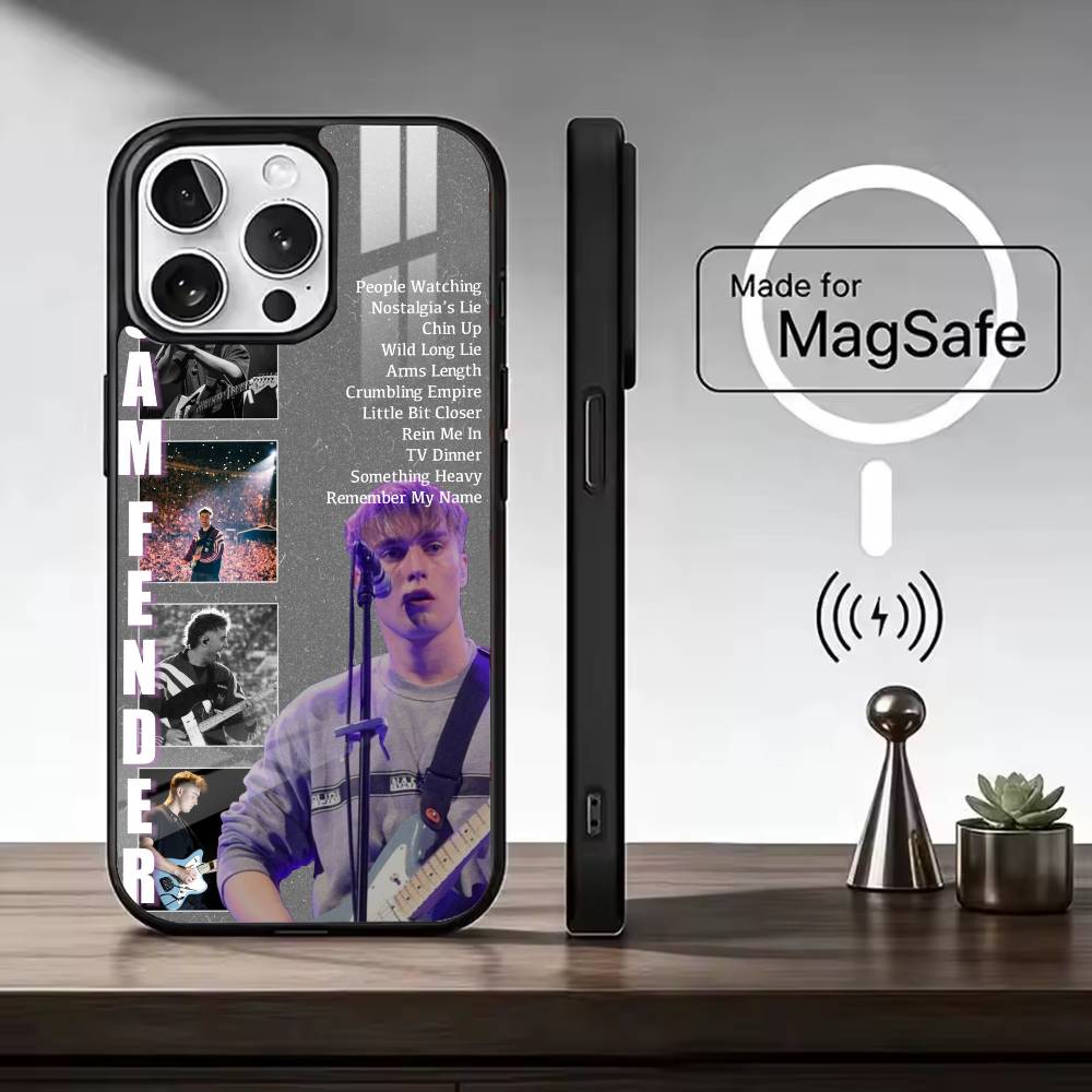 Singer S-Sam Fender For Magsafe Phone Case for iPhone 17 16 15 14 13 12 11 Series Wireless Charging iphone16e
Singer S-Sam Fender For Magsafe Phone Case for iPhone 17 16 15 14 13 12 11 Series Wireless Charging iphone16e