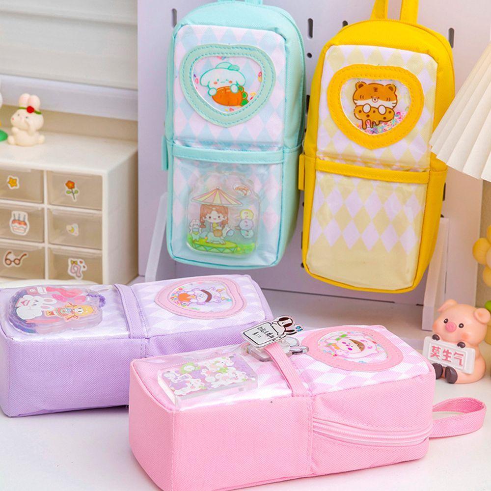 Large Capacity Cartoon Pen Bag Multi-function Stationery Box Cute Storage Bag School рожевий
Large Capacity Cartoon Pen Bag Multi-function Stationery Box Cute Storage Bag School рожевий