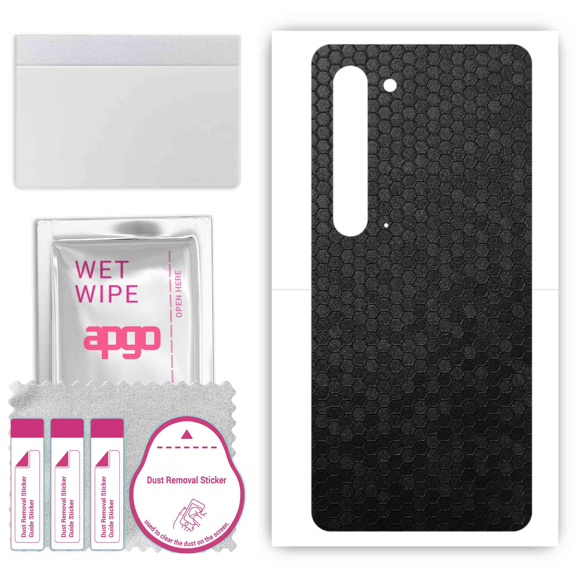 apgo Protective Skin Sticker for the back compatible with Sharp Aquos R5G, Wrap Film, Foil, Vinyl - Pattern Black Honeycomb
apgo Protective Skin Sticker for the back compatible with Sharp Aquos R5G, Wrap Film, Foil, Vinyl - Pattern Black Honeycomb