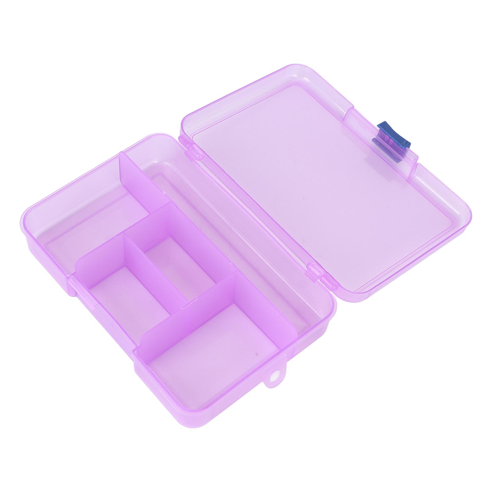 Grid Organizer Box Purple Sliding Buckle 5 Compartments Storage Container for Finger Ring Earrings Fake Nails
Grid Organizer Box Purple Sliding Buckle 5 Compartments Storage Container for Finger Ring Earrings Fake Nails