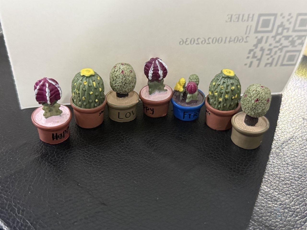 Set of 7 Artificial Plants Resin Craft Desktop Potted Decorations Includes 7 Different Styles for Home Office Tabletop Display One Size зелёный
Set of 7 Artificial Plants Resin Craft Desktop Potted Decorations Includes 7 Different Styles for Home Office Tabletop Display One Size зелёный
