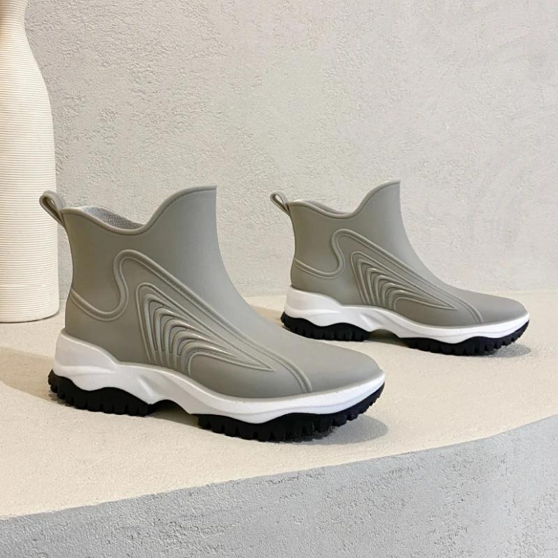 Insulated Rubber Boots for Women Waterproof Work Slip-on Platform Rain Shoes Woman Hunter Wellies Wear-resistant Galoshes Garden 41 серый
Insulated Rubber Boots for Women Waterproof Work Slip-on Platform Rain Shoes Woman Hunter Wellies Wear-resistant Galoshes Garden 41 серый