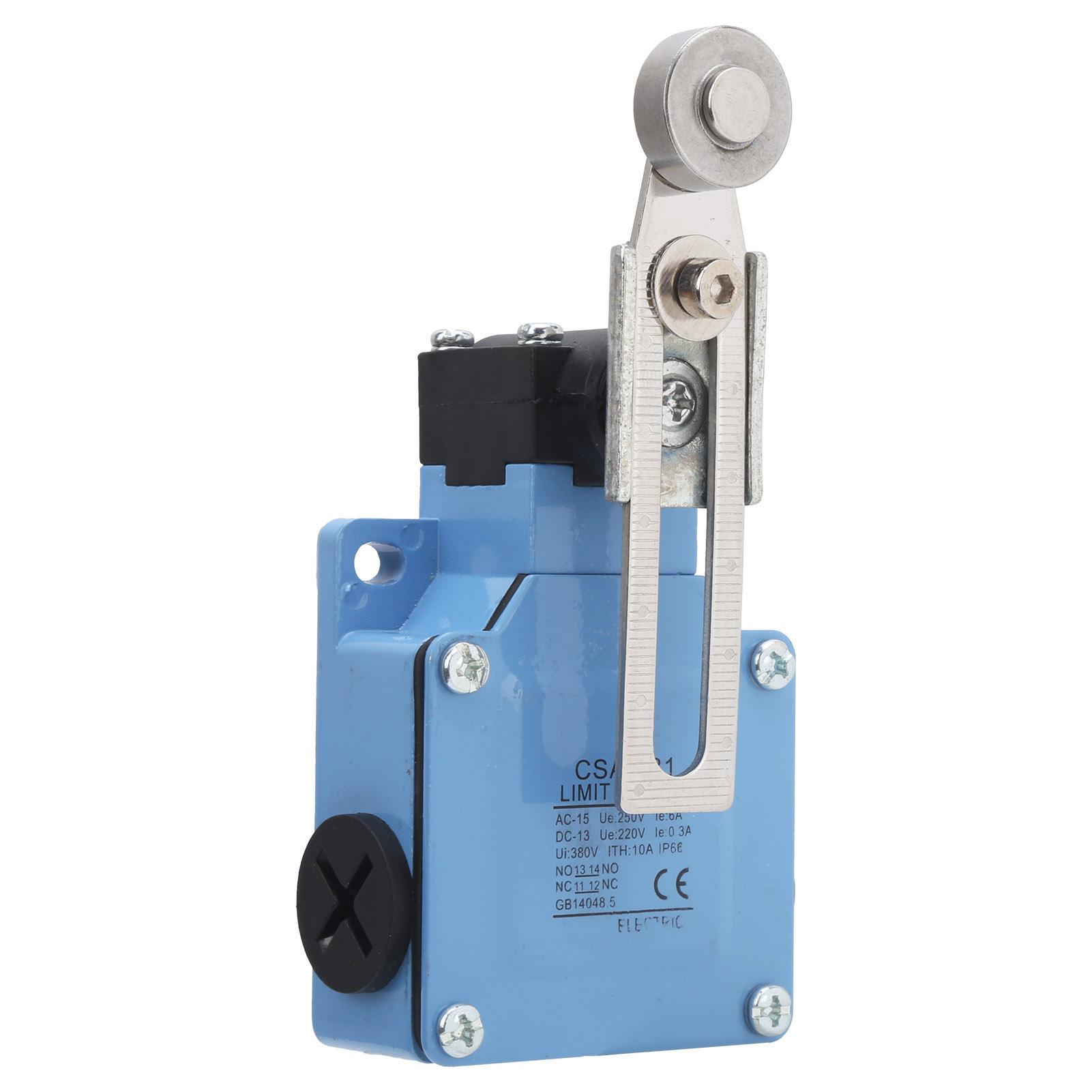 BERM Limit Switch Automatic Reset with Adjustable Roller Rotating Arm CSA 031 for Machinery
BERM Limit Switch Automatic Reset with Adjustable Roller Rotating Arm CSA 031 for Machinery