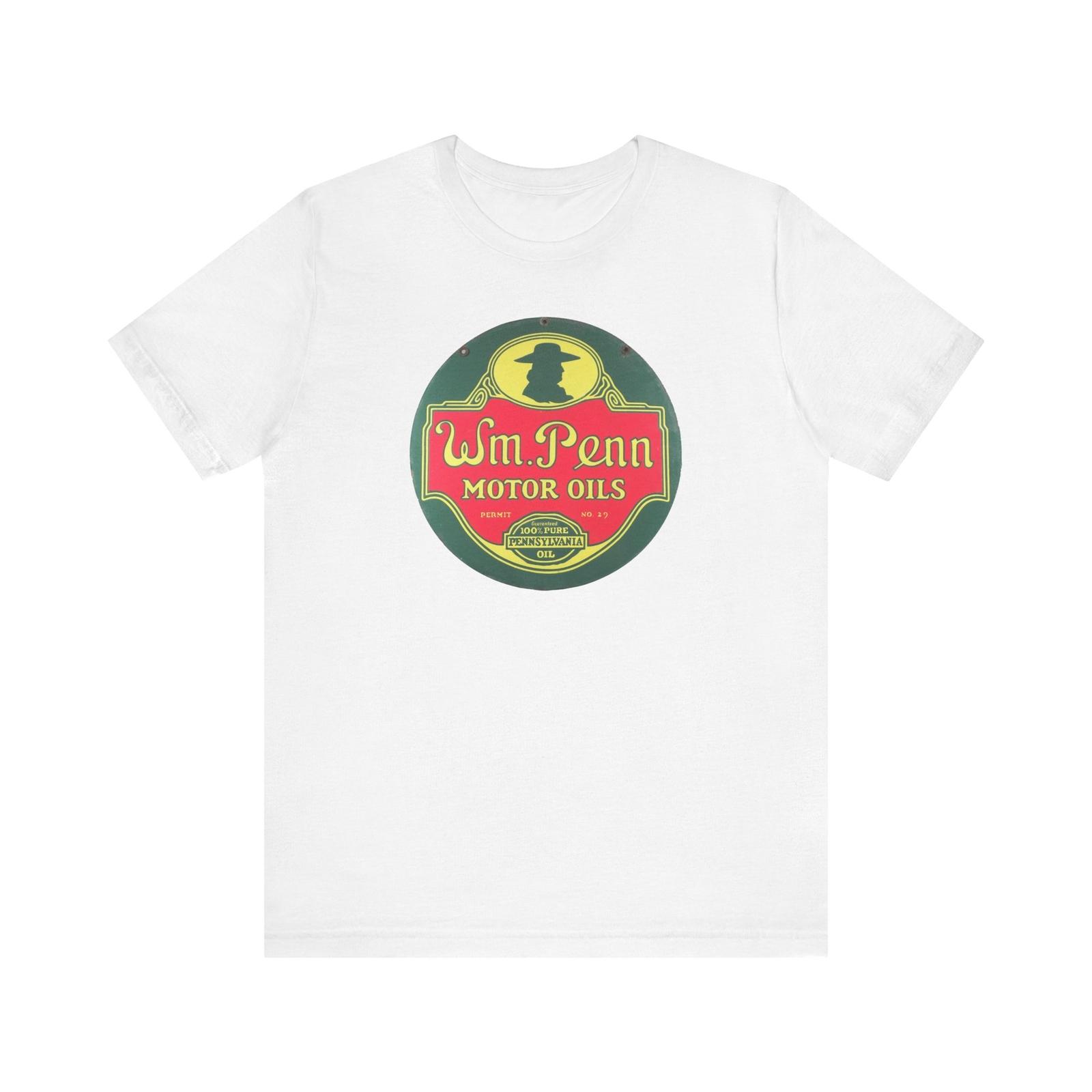 Vintage WM Penn Motor Oil Unisex T-Shirt Mens Womens Tees Top Tee, Bella-Canvas Shirt, Retro Car Lover Gift, 3XL
Vintage WM Penn Motor Oil Unisex T-Shirt Mens Womens Tees Top Tee, Bella-Canvas Shirt, Retro Car Lover Gift, 3XL