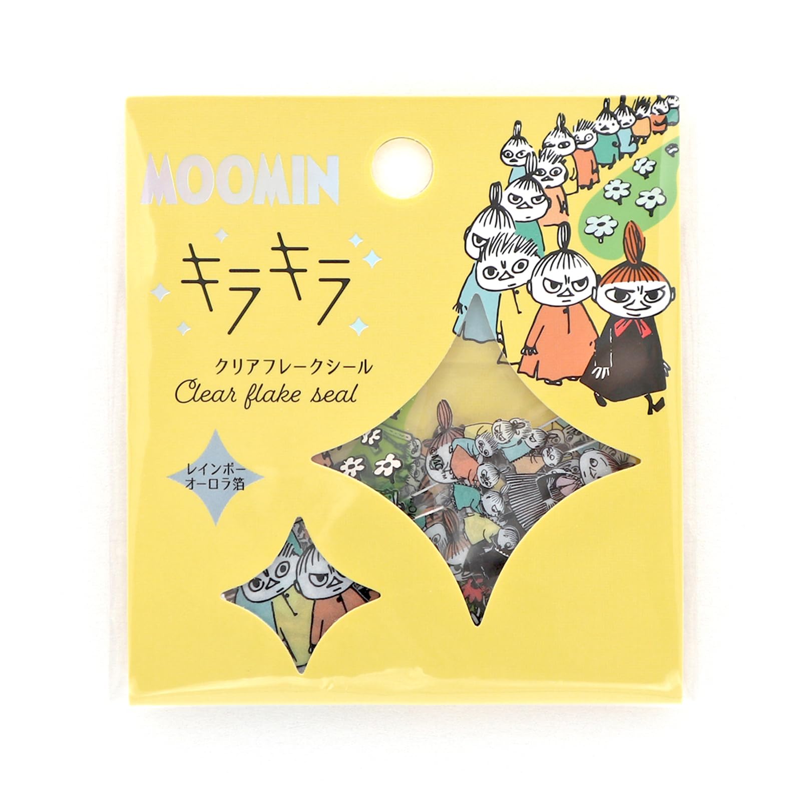 World Craft Moomin Glitter Flake Aurora Little My and Stickers, Foil, Siblings, MOKFS-110
World Craft Moomin Glitter Flake Aurora Little My and Stickers, Foil, Siblings, MOKFS-110