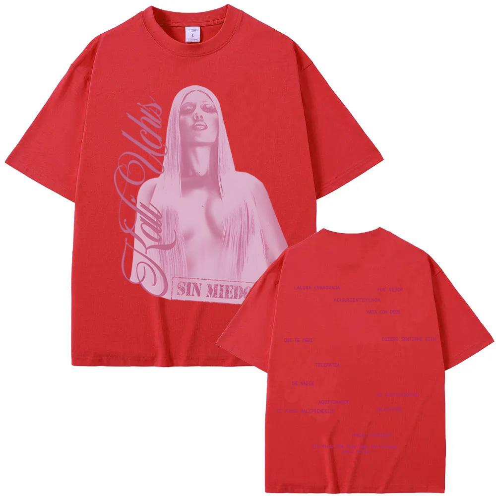 Sin Miedo Anniversary Pink Tee Kali Uchis Short Sleeve Casual Cotton Tee-shirt Graphic Printing Fashion O-neck Tshirt Harajuku XXL червоний
Sin Miedo Anniversary Pink Tee Kali Uchis Short Sleeve Casual Cotton Tee-shirt Graphic Printing Fashion O-neck Tshirt Harajuku XXL червоний