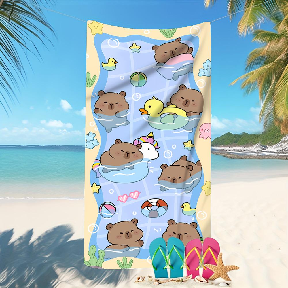 Capybara-Printed Beach Towels: Fun and Stylish for Your Beach Adventures! Sofa cushion cover, room home decorationortable W40*H60(CM)
Capybara-Printed Beach Towels: Fun and Stylish for Your Beach Adventures! Sofa cushion cover, room home decorationortable W40*H60(CM)