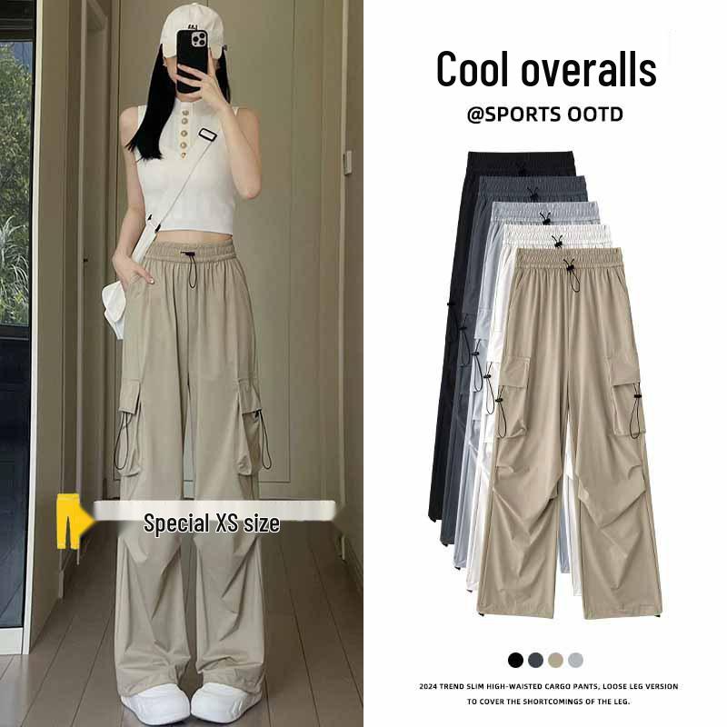 Petite Women s Quick-Dry High-Waisted Cargo Pants - Loose Wide-Leg Summer Hiking Pants L (106-115 lbs)
Petite Women s Quick-Dry High-Waisted Cargo Pants - Loose Wide-Leg Summer Hiking Pants L (106-115 lbs)