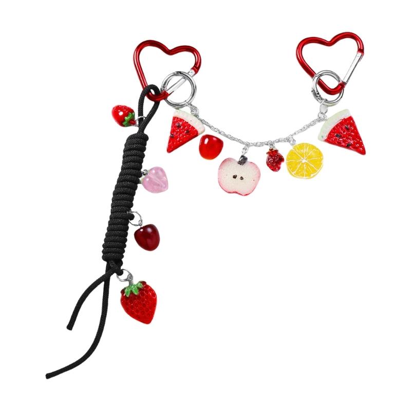 Unique Braided Rope Fruit Keyring Pendant Stylish Handbag Chain Decoration Multi Color Selection for Trendy Youth
Unique Braided Rope Fruit Keyring Pendant Stylish Handbag Chain Decoration Multi Color Selection for Trendy Youth