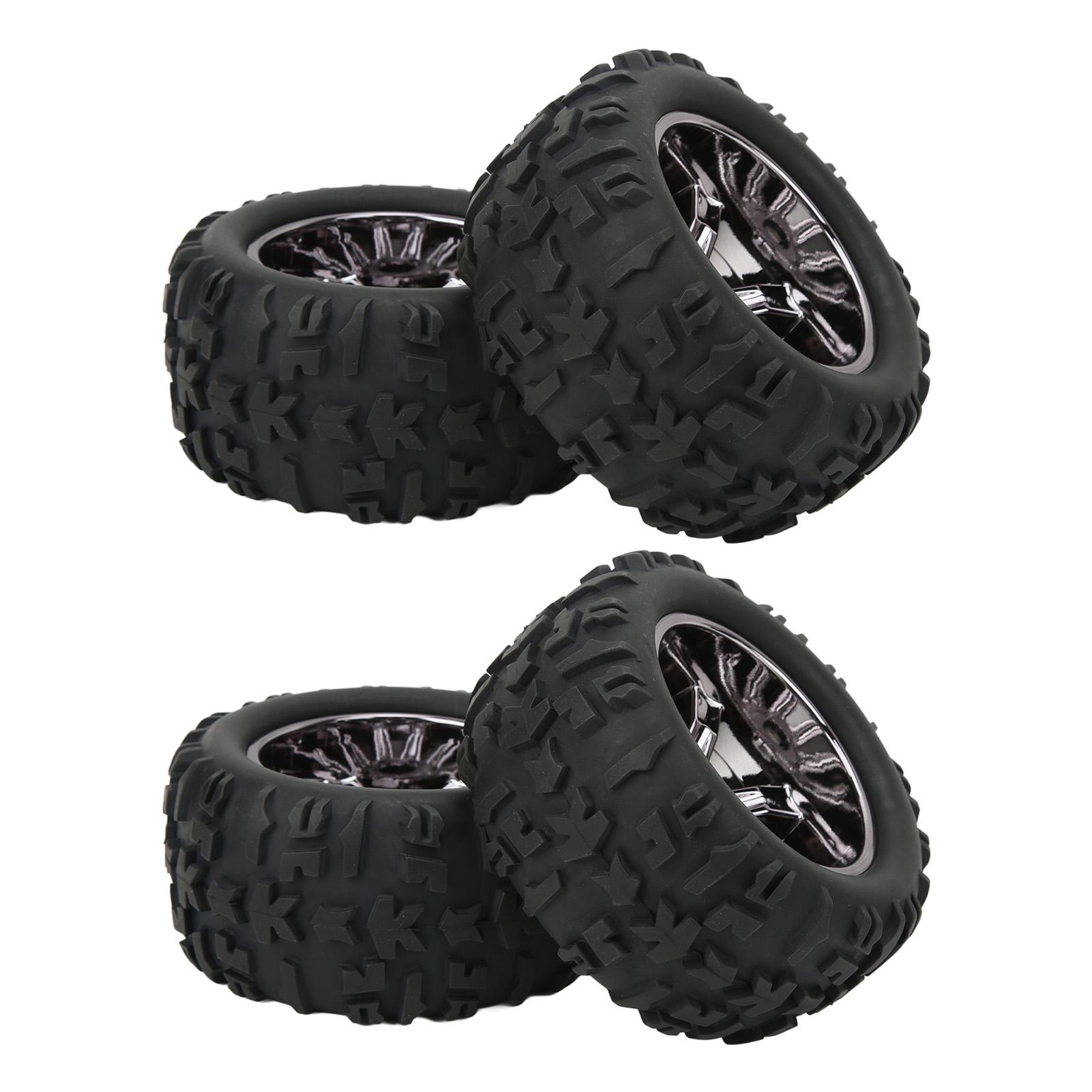 4PCS RC Rubber Tires Strong Cushioning Wear Resistant Replacement Rubber Tires for Traxxas Maxx
4PCS RC Rubber Tires Strong Cushioning Wear Resistant Replacement Rubber Tires for Traxxas Maxx