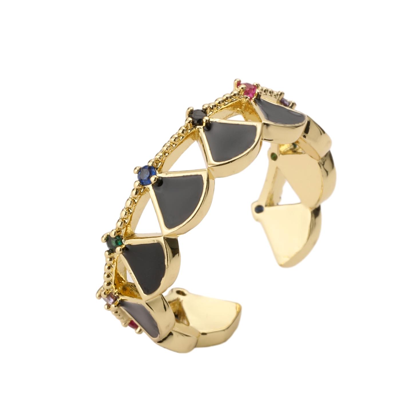 HECHENG,Enamel Rose Red Open Golden Ring with Fan shaped Hollow Colored Stone Adjustable Ring, Suitable for Women to Wear resizable чорний
HECHENG,Enamel Rose Red Open Golden Ring with Fan shaped Hollow Colored Stone Adjustable Ring, Suitable for Women to Wear resizable чорний