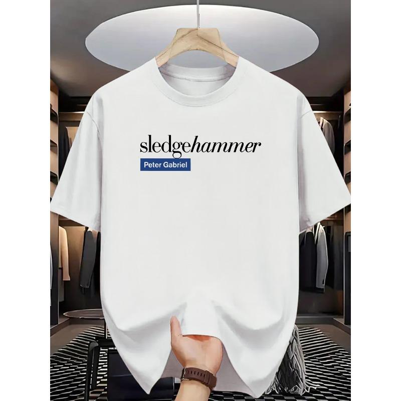 European sizes Peter Gabriel Sledgehammer Printed Short-sleeve T-shirt, Simple and Stylish, Perfect for Music Lovers and Casual Attire 4XL білий
European sizes Peter Gabriel Sledgehammer Printed Short-sleeve T-shirt, Simple and Stylish, Perfect for Music Lovers and Casual Attire 4XL білий