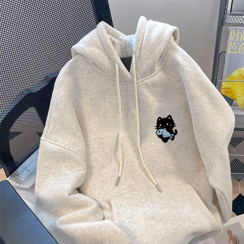 Unisex Silver Fox Velvet Cartoon Print Hooded Sweatshirt - Autumn/Winter Plush, Lazy Style, Korean Trend. 2XL
Unisex Silver Fox Velvet Cartoon Print Hooded Sweatshirt - Autumn/Winter Plush, Lazy Style, Korean Trend. 2XL