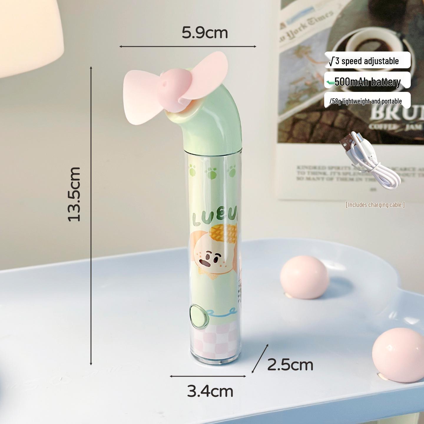 Portable Rechargeable Handheld Fan - Three-Speed Silent Summer Breeze for Students See Image
Portable Rechargeable Handheld Fan - Three-Speed Silent Summer Breeze for Students See Image