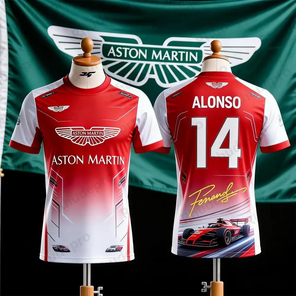 Aston Martin Short Sleeve Tee Fashion Unisext Quick-drying Spanish Racer Fernando Alonso 14 Tshirt Outdoor Motorcycle T-shirt 6XL
Aston Martin Short Sleeve Tee Fashion Unisext Quick-drying Spanish Racer Fernando Alonso 14 Tshirt Outdoor Motorcycle T-shirt 6XL