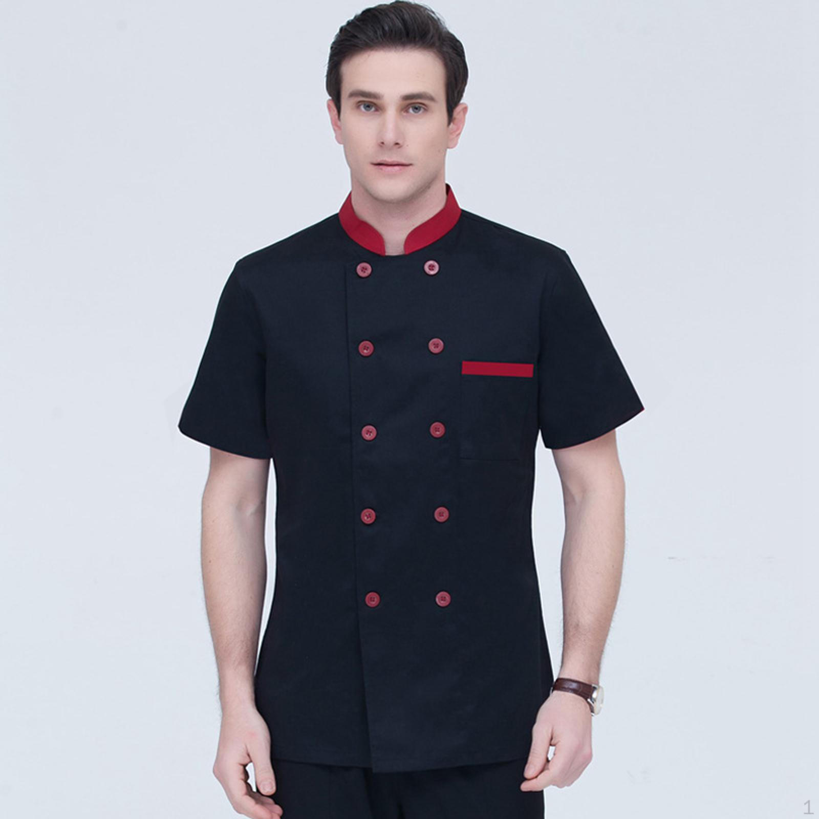 Дизайн с коротким рукавом Впитывающая пот Удобная одежда шеф-повара Black XXL
Дизайн с коротким рукавом Впитывающая пот Удобная одежда шеф-повара Black XXL