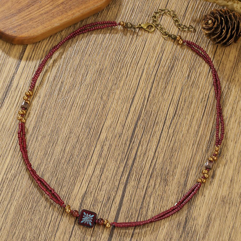 Handmade Wooden Geometric Statement Necklace With Ochain For Personal Style
Handmade Wooden Geometric Statement Necklace With Ochain For Personal Style
