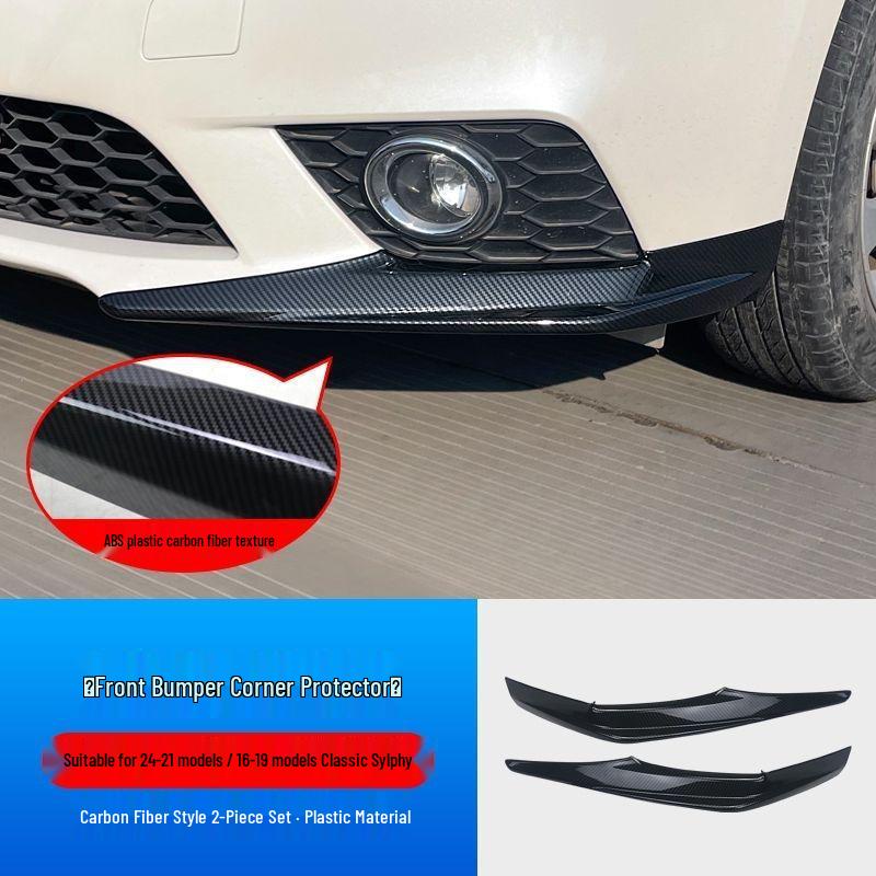 Classic Sylphy Front Bumper Decorative Anti-collision Strip - Front Lip Corner Protection Exterior Modification Parts No Drilling-24-21 Classic Sylphy
Classic Sylphy Front Bumper Decorative Anti-collision Strip - Front Lip Corner Protection Exterior Modification Parts No Drilling-24-21 Classic Sylphy