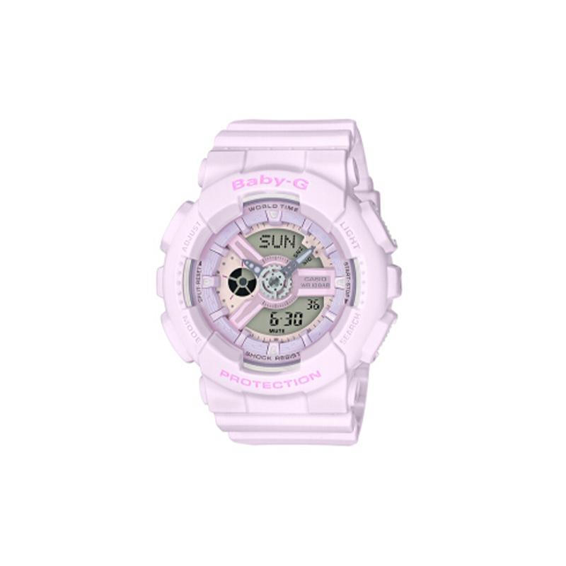 Casio BABY-G series sports dual display waterproof quartz movement resin strap Japanese and Korean watch women s watch pink dial BA-110-4A2-person рожевий
Casio BABY-G series sports dual display waterproof quartz movement resin strap Japanese and Korean watch women s watch pink dial BA-110-4A2-person рожевий
