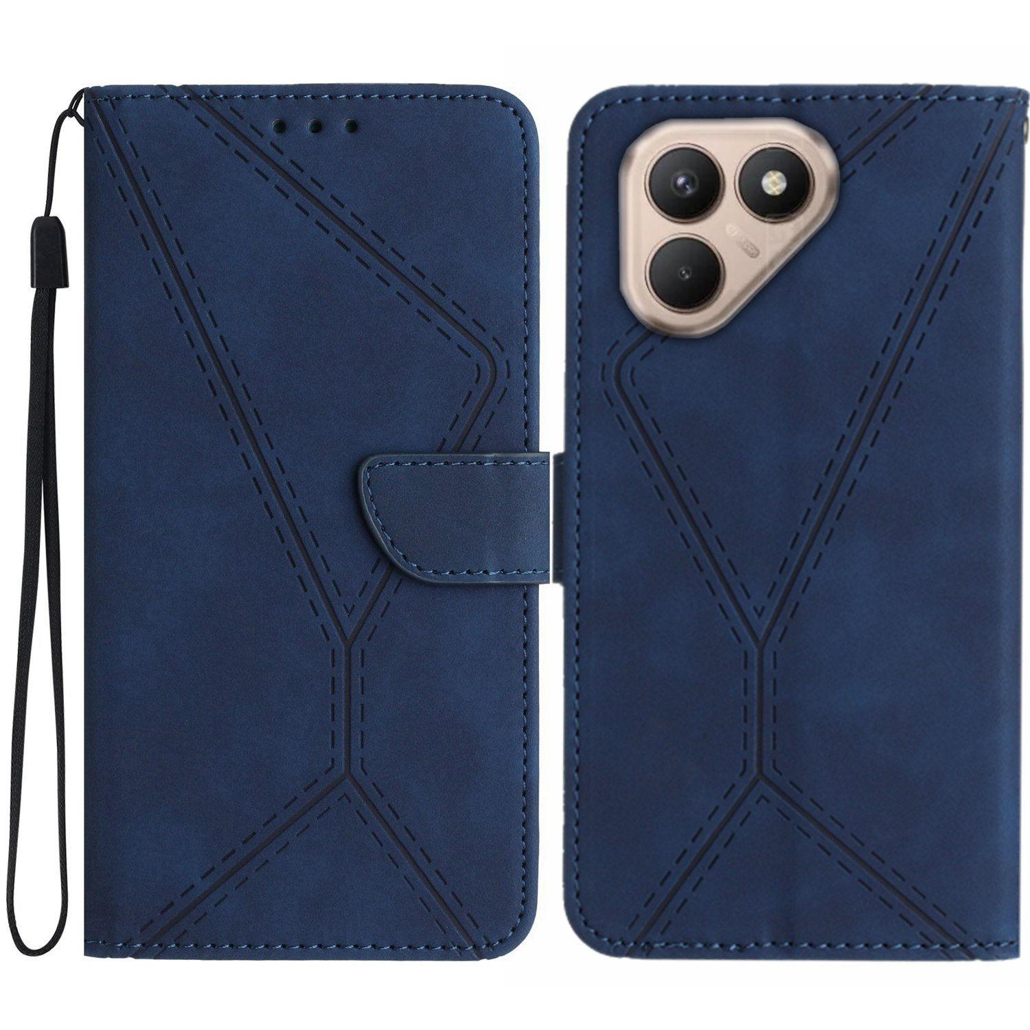 For TECNO Pova 7 4G Case Skin Touch Lines Imprinted PU Leather Flip Phone Cover Blue
For TECNO Pova 7 4G Case Skin Touch Lines Imprinted PU Leather Flip Phone Cover Blue