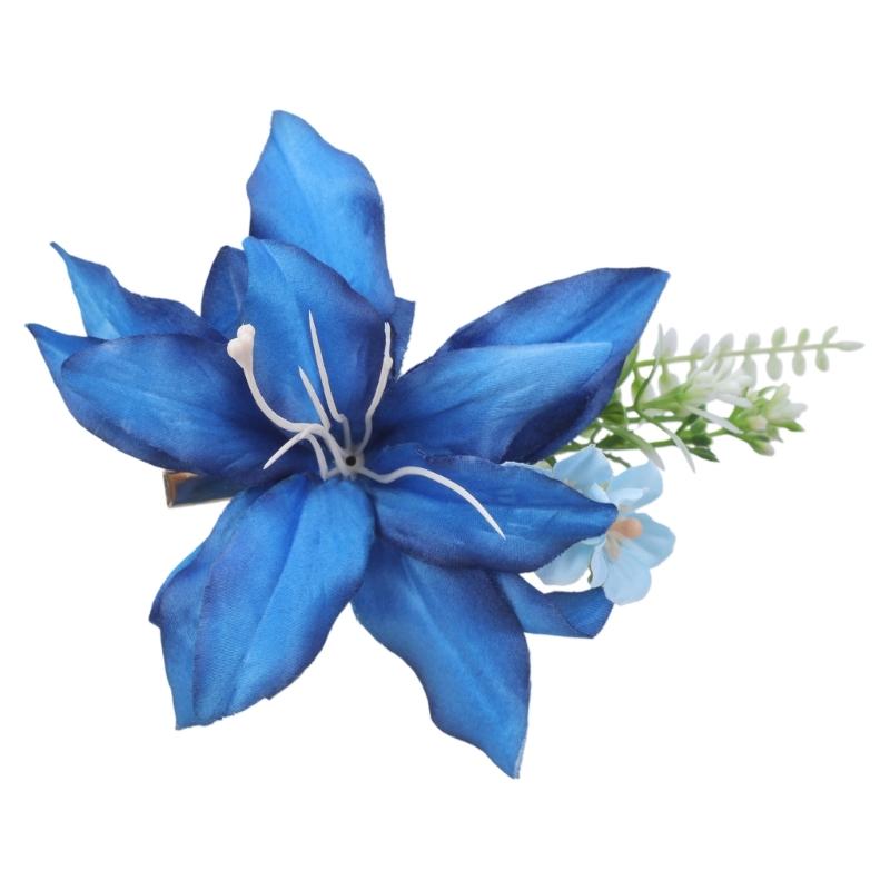 Delicate Artificial Floral Hair Accessory Comfortable Hair Clip Fashionable Hair Ornament for Enhancing Your Style синий/глубокий
Delicate Artificial Floral Hair Accessory Comfortable Hair Clip Fashionable Hair Ornament for Enhancing Your Style синий/глубокий