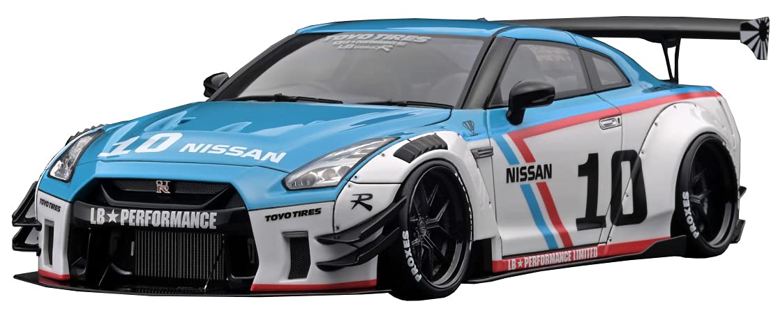 Модель зажигания Nissan R35 тип 2 готовый продукт 1/18 LB-WORKS GT-R Белый/Синий
Модель зажигания Nissan R35 тип 2 готовый продукт 1/18 LB-WORKS GT-R Белый/Синий