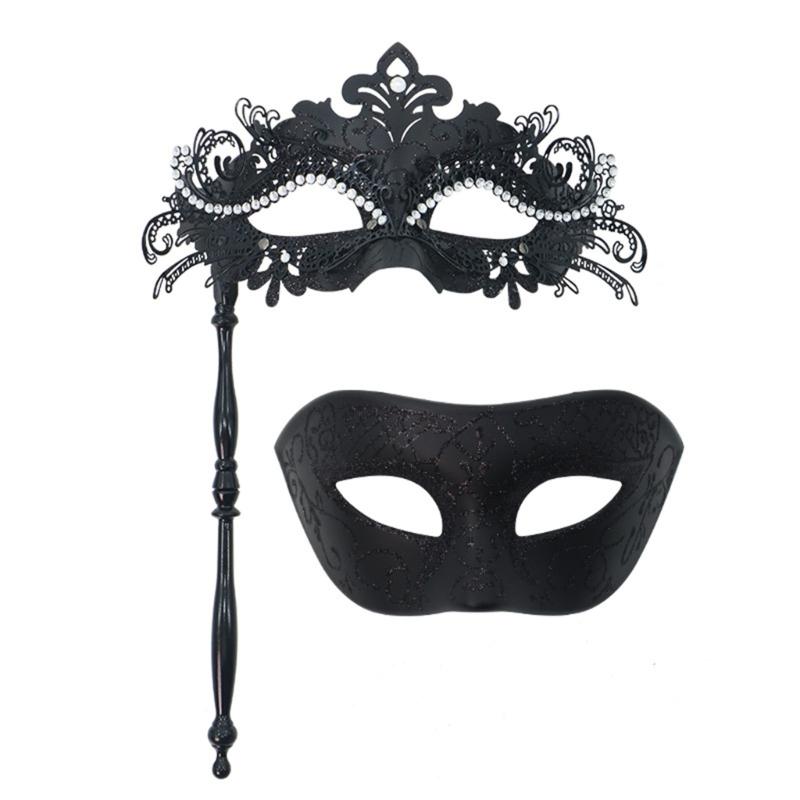 Adjustable Half Face Masks With Iron Craft And Glittering Rhinestones Perfect For Costume And Role Play Cosplay Event чорний
Adjustable Half Face Masks With Iron Craft And Glittering Rhinestones Perfect For Costume And Role Play Cosplay Event чорний