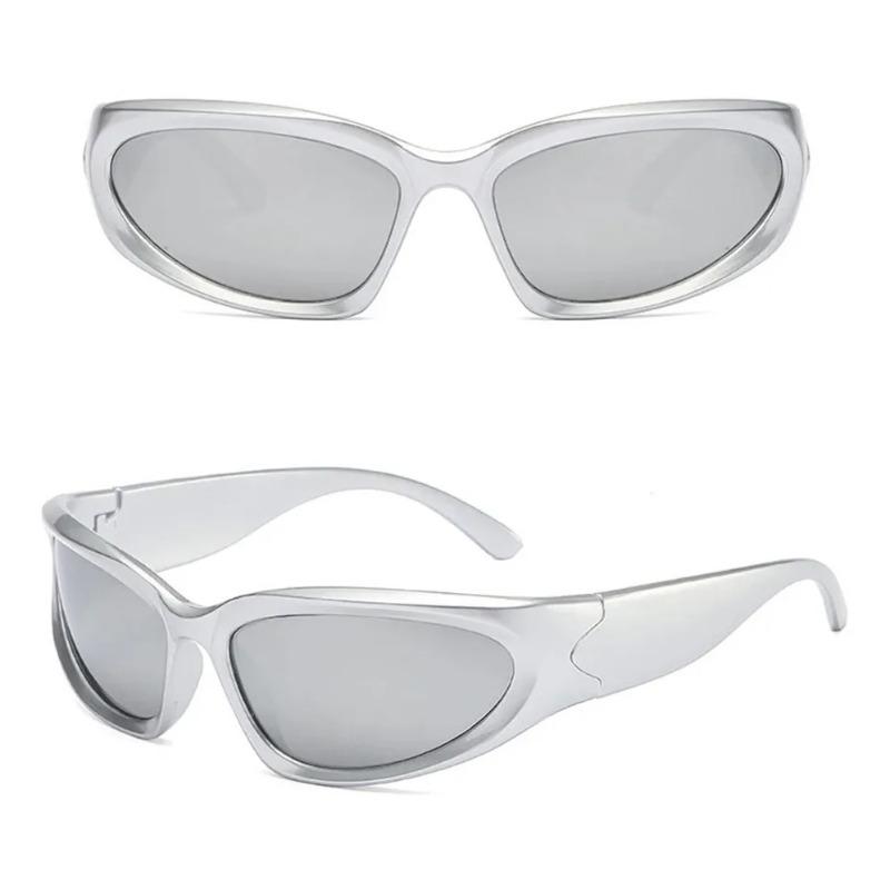 Y2K sunglasses for men and women, cyberpunk glasses, technological and high-end sunglasses, silver riding goggles
Y2K sunglasses for men and women, cyberpunk glasses, technological and high-end sunglasses, silver riding goggles