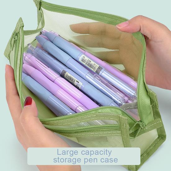 Yousheng Mesh Pencil Case with Zipper Clear Double-layer Pencil Pouch Multifunctional Stationery Storage Bag Travel Makeup Organizer for Office Home
Yousheng Mesh Pencil Case with Zipper Clear Double-layer Pencil Pouch Multifunctional Stationery Storage Bag Travel Makeup Organizer for Office Home