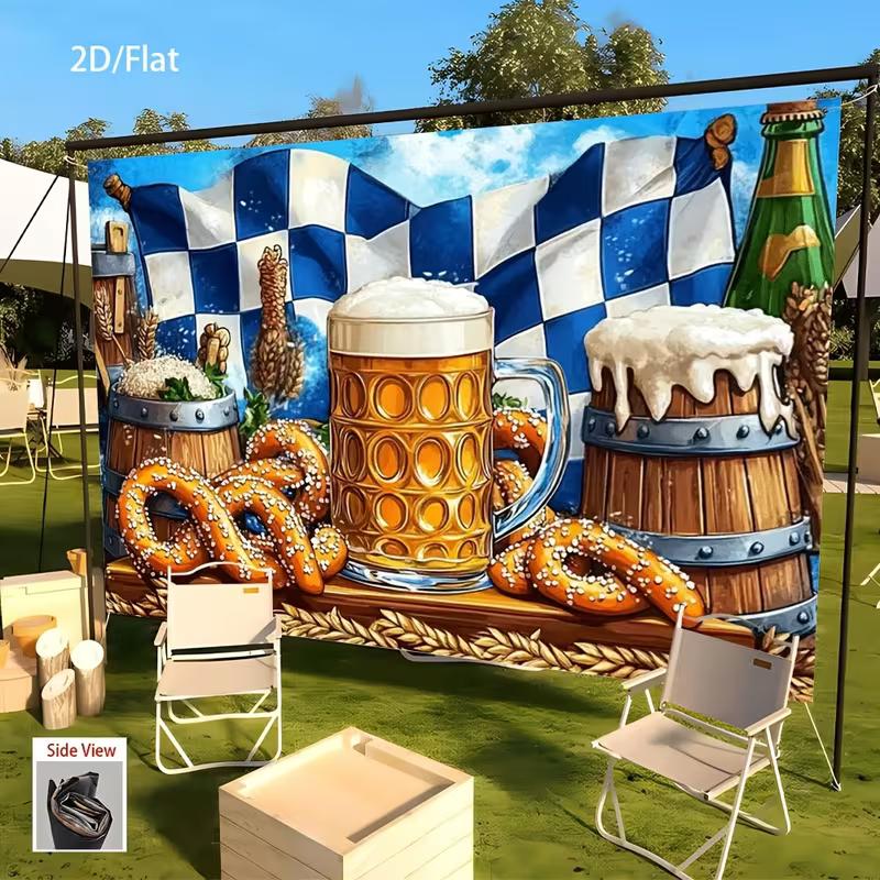 2D Oktoberfest Beer Pretzel Banner Blue White Checkered Flag Backdrop for Party 47.2x31.5inch/120*80cm
2D Oktoberfest Beer Pretzel Banner Blue White Checkered Flag Backdrop for Party 47.2x31.5inch/120*80cm