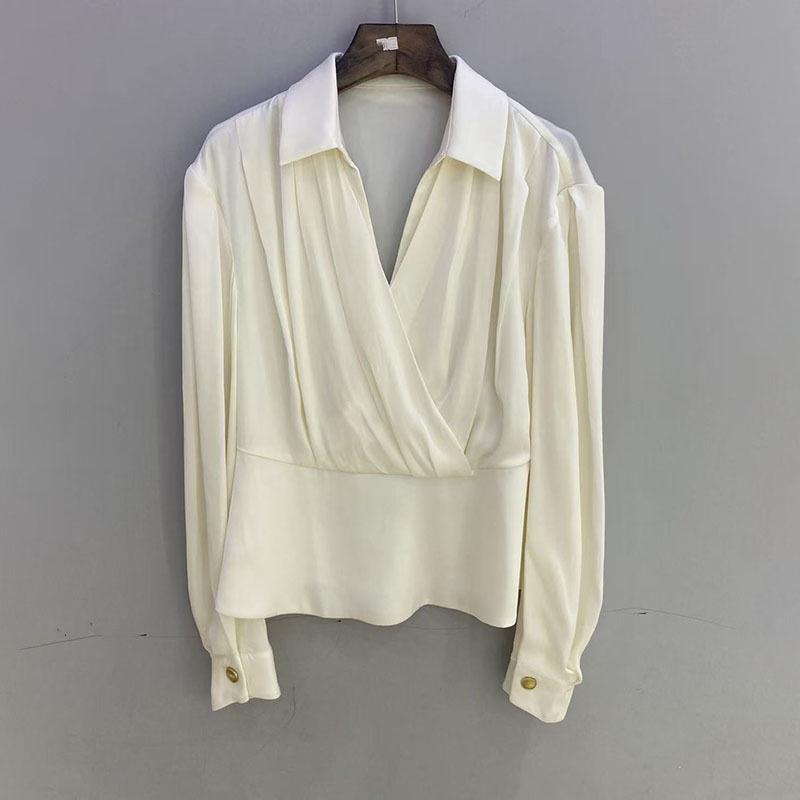 Nanyou Women s Silk French Overlap Blouse - Autumn V-Neck, Tie Waist, Long Sleeve 2 белый
Nanyou Women s Silk French Overlap Blouse - Autumn V-Neck, Tie Waist, Long Sleeve 2 белый