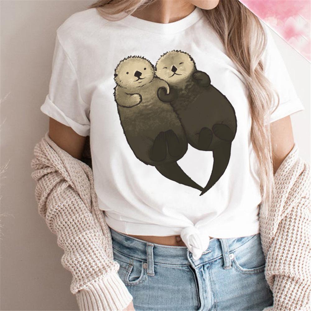Otters t shirt women manga Tee female graphic harajuku Japanese clothes 4XL
Otters t shirt women manga Tee female graphic harajuku Japanese clothes 4XL
