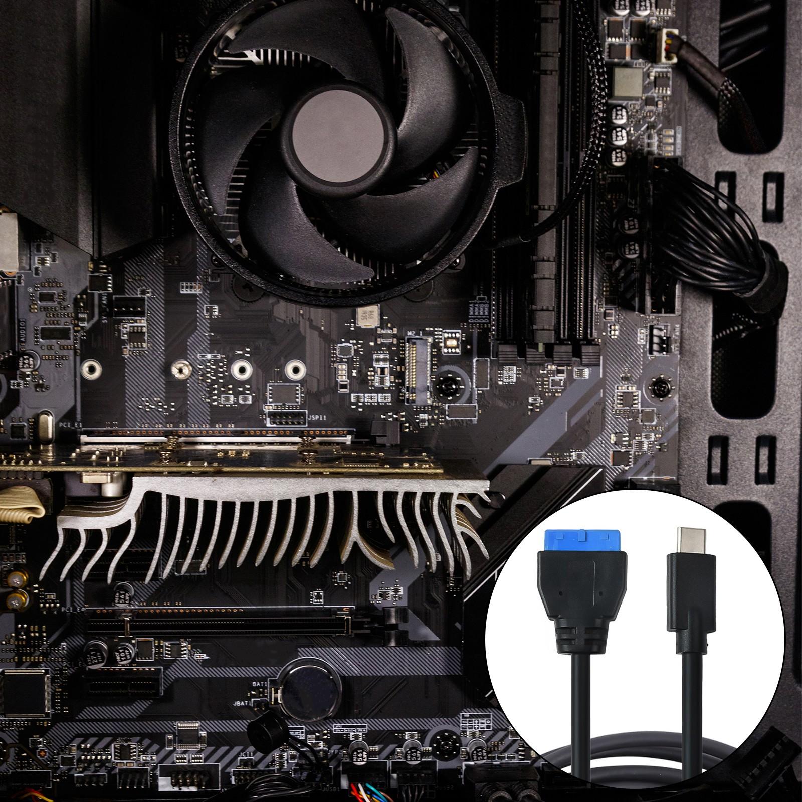 USB C to IDC20P Front Panel Header to USB C Type C Male to IDC20P Female Extension Cable 5Gbps Extension Cable 50CM
USB C to IDC20P Front Panel Header to USB C Type C Male to IDC20P Female Extension Cable 5Gbps Extension Cable 50CM