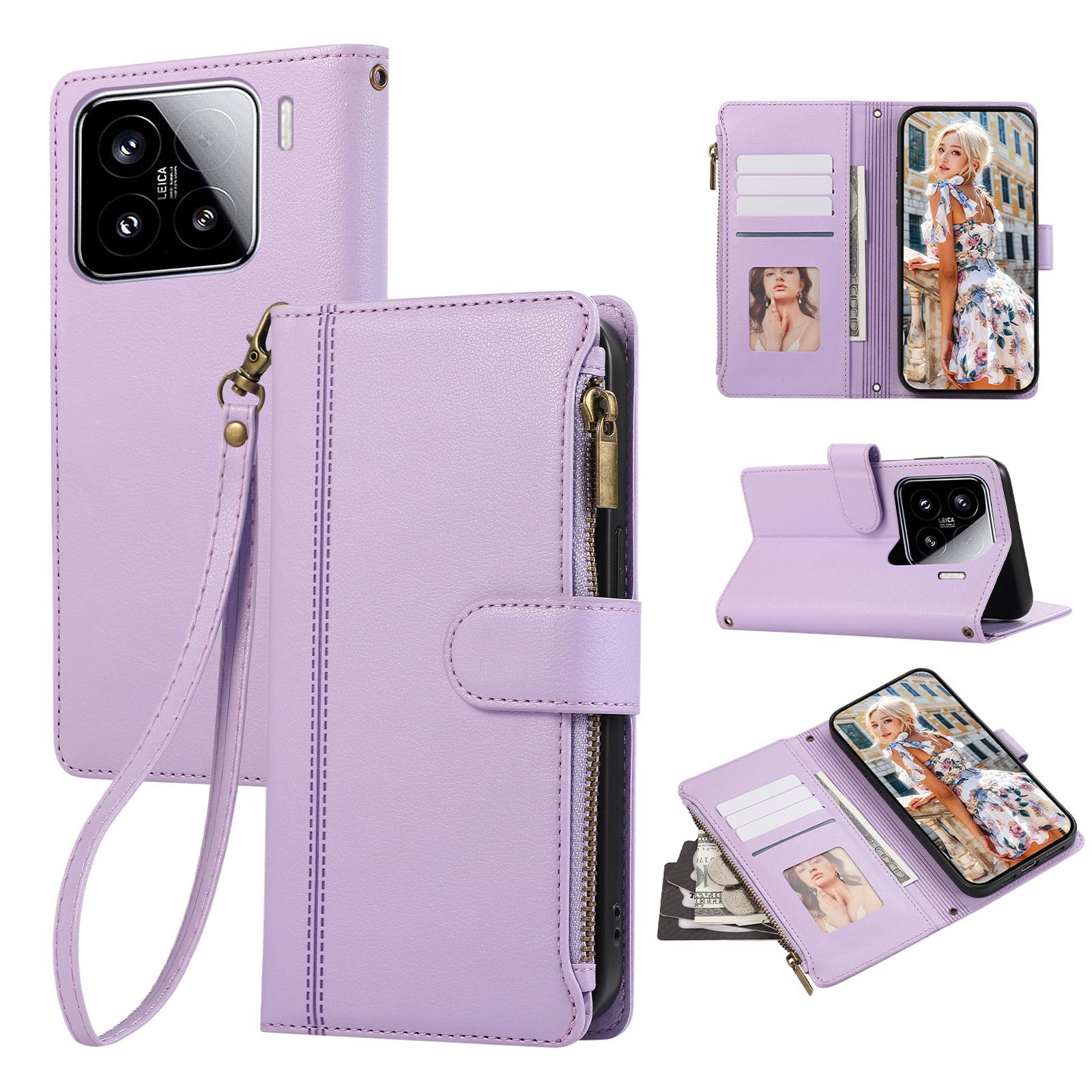 For Xiaomi 15 Case Multi Card Slots Zipper Leather Phone Cover with Wrist Strap F
For Xiaomi 15 Case Multi Card Slots Zipper Leather Phone Cover with Wrist Strap F