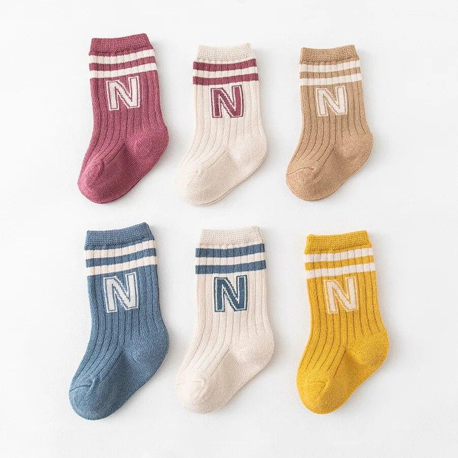 3 Pairs Baby Letter Socks Knit Soft Cotton Sock Kids Long Knee High Socks Infant Toddler Baby Boys Girls Cute Stripe Socks 0-1Years(S)
3 Pairs Baby Letter Socks Knit Soft Cotton Sock Kids Long Knee High Socks Infant Toddler Baby Boys Girls Cute Stripe Socks 0-1Years(S)