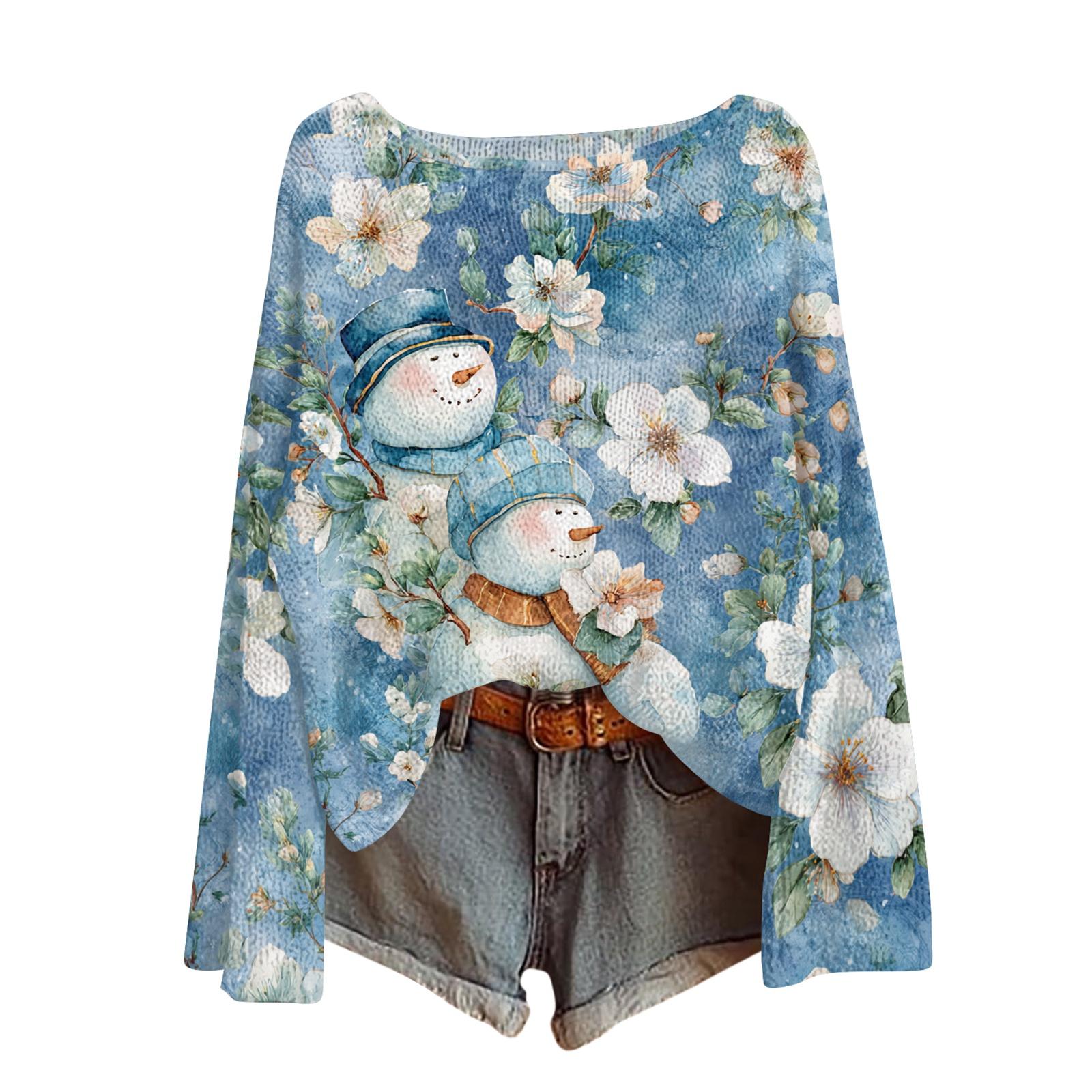 Womens Fall Sweaters Long Sleeve Print Tops Pullover Sweaters Loose Dressy Casual Basic Clothes XL синий
Womens Fall Sweaters Long Sleeve Print Tops Pullover Sweaters Loose Dressy Casual Basic Clothes XL синий