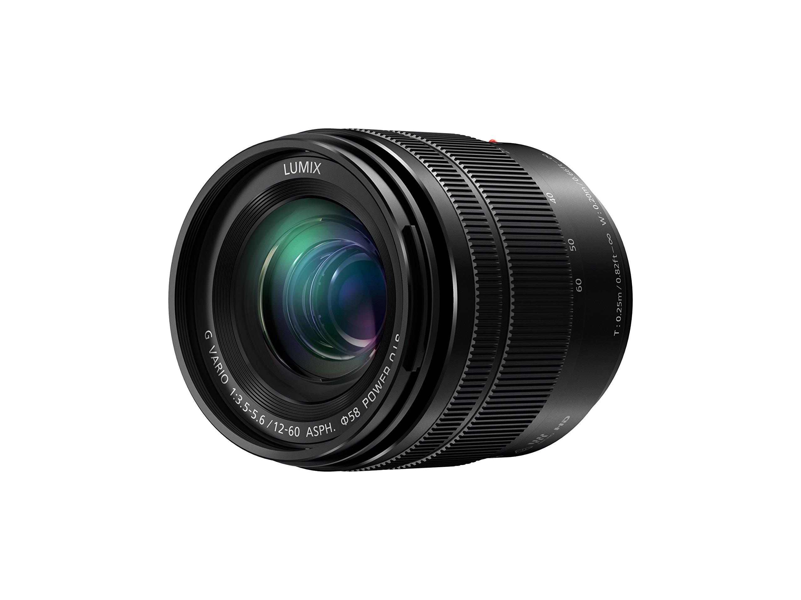 Стандартний зум-об’єктив Panasonic для Micro Four Thirds Lumix G VARIO 12-60mm/F3.5-5.6 ASPH./POWER OIS H-FS12060 чорний
Стандартний зум-об’єктив Panasonic для Micro Four Thirds Lumix G VARIO 12-60mm/F3.5-5.6 ASPH./POWER OIS H-FS12060 чорний