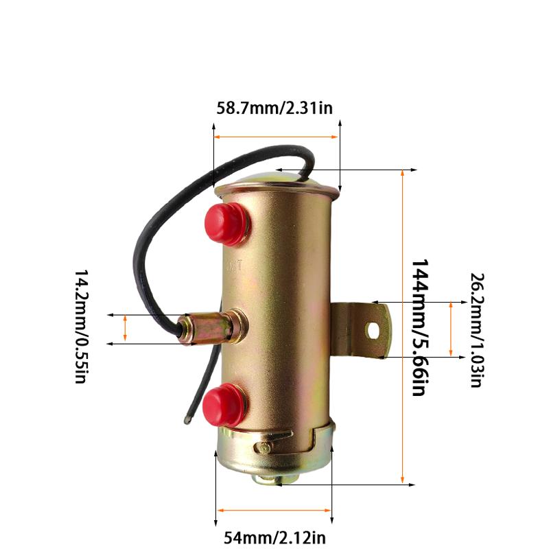 Facet Red Top Electric Fuel Pump 12V 6.5-8PSI 45GPH for Weber Dellorto Carb 480532E
Facet Red Top Electric Fuel Pump 12V 6.5-8PSI 45GPH for Weber Dellorto Carb 480532E